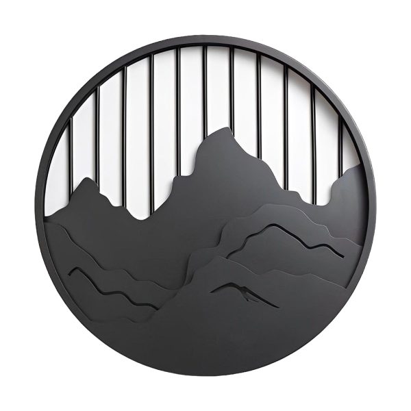 Round Mountain Scenery LED Waterproof Outdoor Wall Sconce Lighting - Image 9