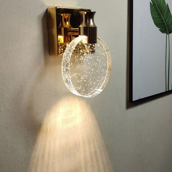 Nordic Crystal Bubble 1-Light LED Wall Sconce Lamp - Image 9