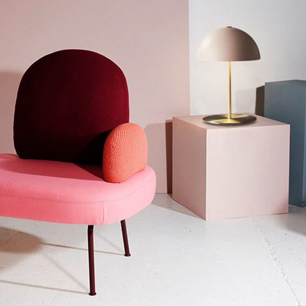 Nordic Macaron Dome Shade 1-Light Table Lamp - Image 15