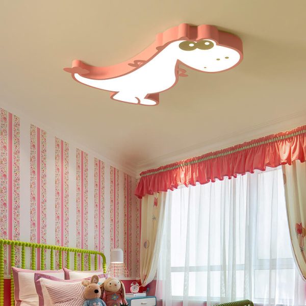 Cartoon Creative Dinosaur LED Flush Mount Ceiling Light - Image 5