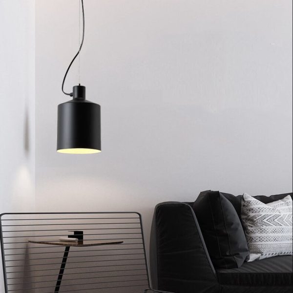 Nordic Macaron Bottle Shaped 1-Light Aluminum Pendant Light - Image 16
