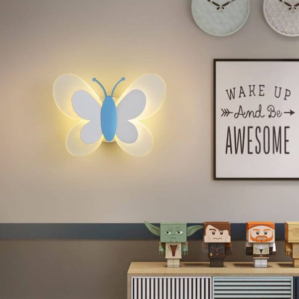 Creative Butterfly Acrylic 1-Light LED Wall Sconce Lamp - Image 16