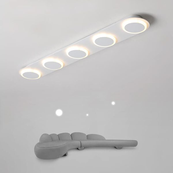 Minimalist Long Bar 3/4/5 Light  LED Flush Mount Ceiling Light - Image 8