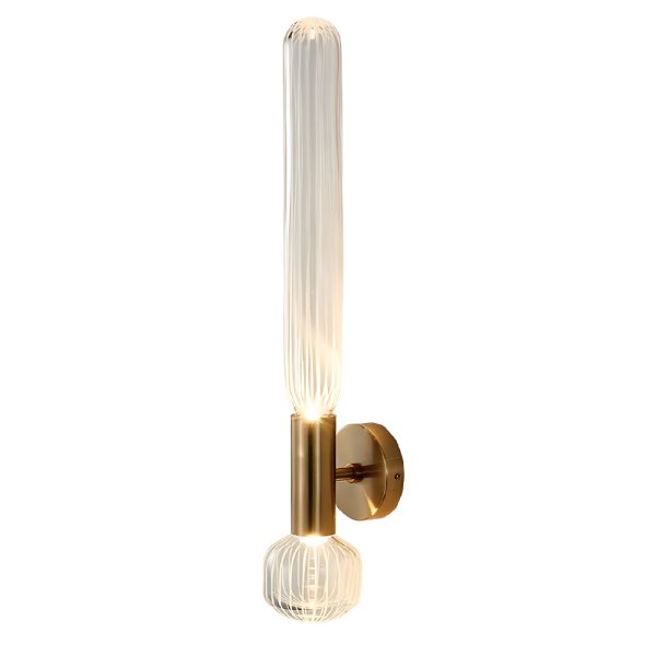 Glass Long Tube up and down Lighting Simple Art Postmodern Wall Light Fixture - Image 6