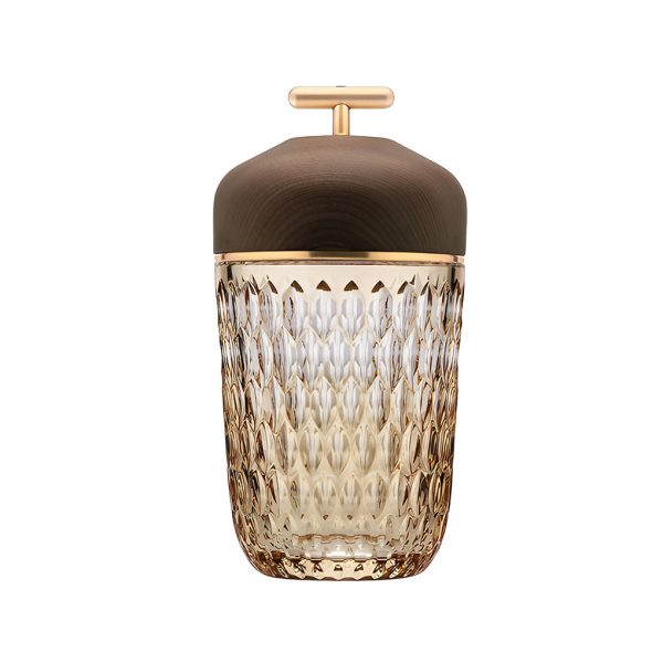 Pretty Cup-Shape Crystal Table Lamp Glass Ambient Lighting - Image 7