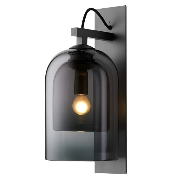 Minimalist Glass Iron Nordic Plug in Wall Lamp Wall Sconce Lighting - Image 7