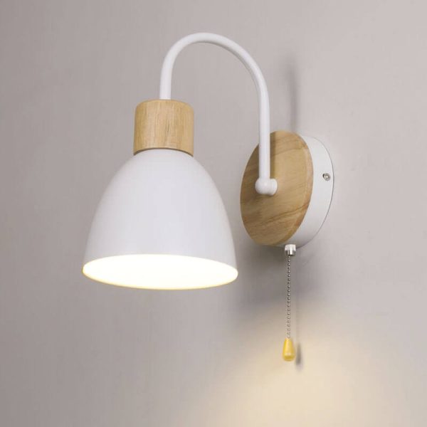 Nordic Macaron 1-Light Zipper Switch Wall Light - Image 3