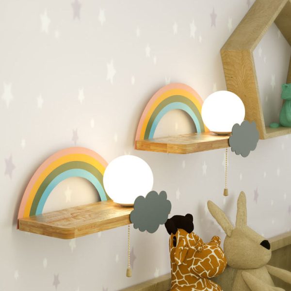 Nordic Cartoon Rainbow 1-Light  Wall Sconce Lamp - Image 4