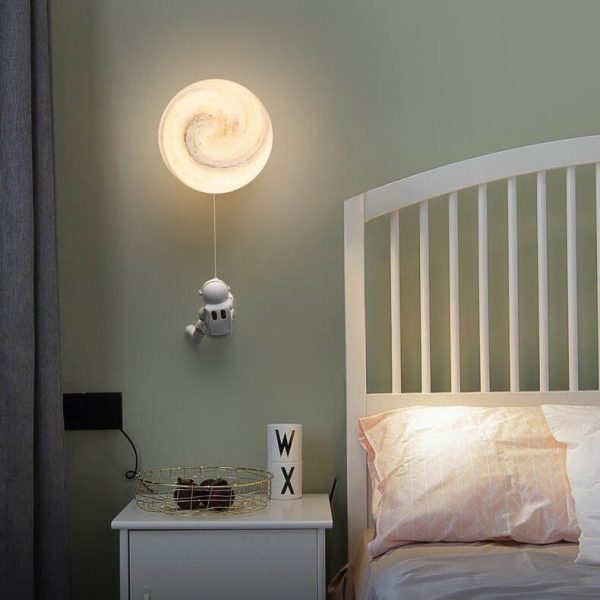 Creative Moon Astronaut 1-Light LED Wall Sconce Lamp - Image 16