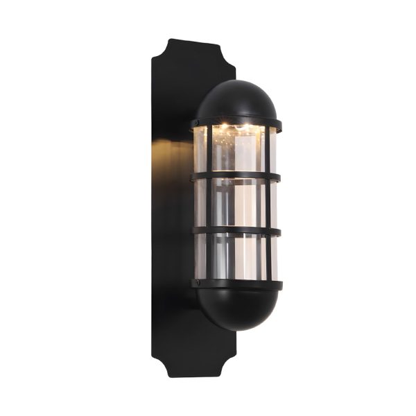 Inspired by Telephone Booth Retro Iron and Glass LED Sconce Light - Image 7