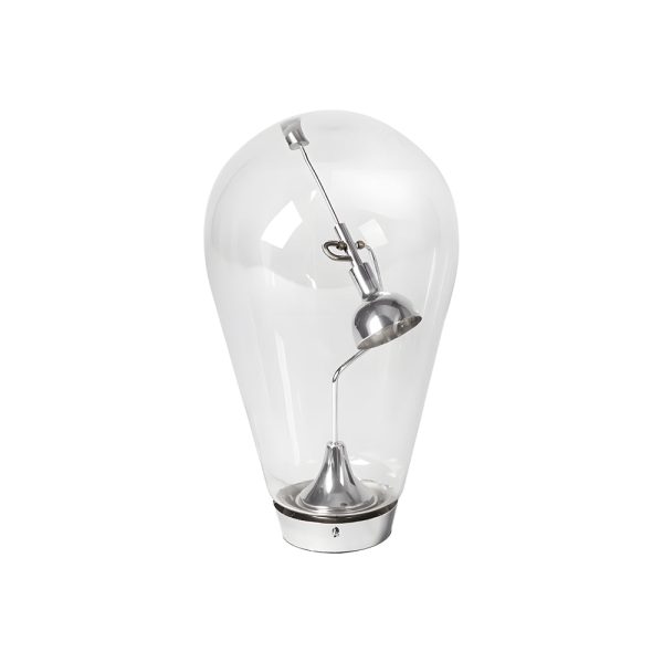 Touch-Dimming Glass Bulb Desk Lamp with Industrial Magnetic Control Design - Image 7