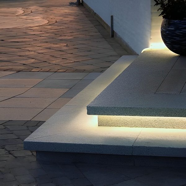 0.39'' Waterproof Recessed LED Under Tread Stair Lighting Modern Flexible Strip Light - Image 5