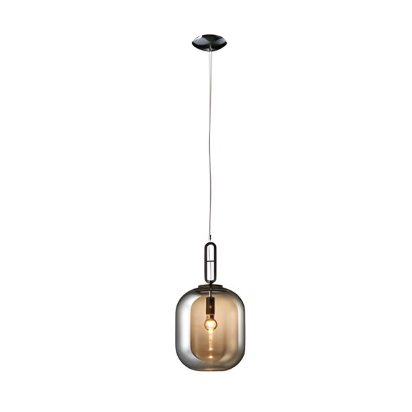 Sleek Industrial Glass Can LED Pendant Light - Image 8
