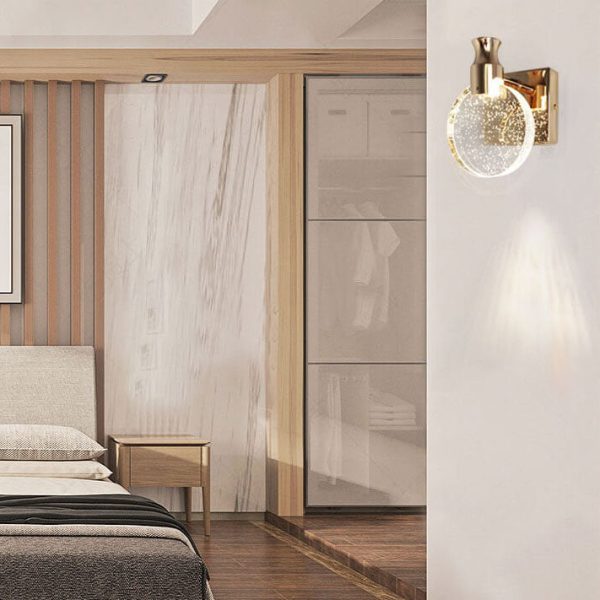 Nordic Crystal Bubble 1-Light LED Wall Sconce Lamp - Image 11