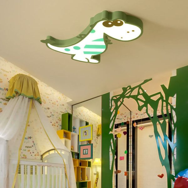 Cartoon Creative Dinosaur LED Flush Mount Ceiling Light - Image 3