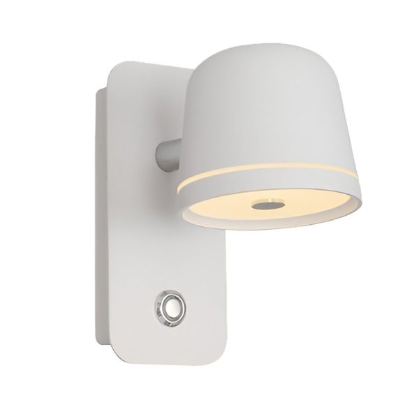 Adjustable Round Stepless Dimming LED Nordic Wall Lamp Wall Sconce Lighting - Image 7