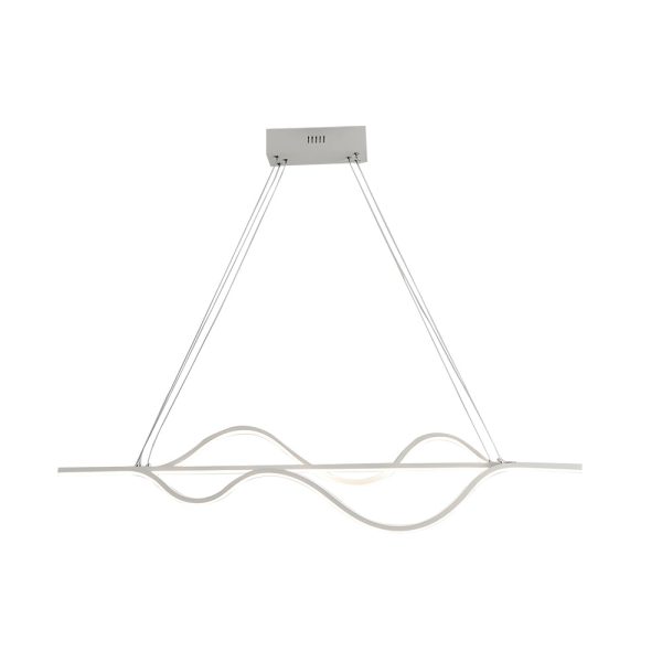 40'' Sleek Wave Modern Pendant Light with Dimmable LED - Image 8