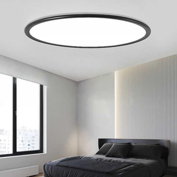 16'' Modern LED Ultrathin White Black Flush Mount Lights Circle Ceiling Lights - Image 4