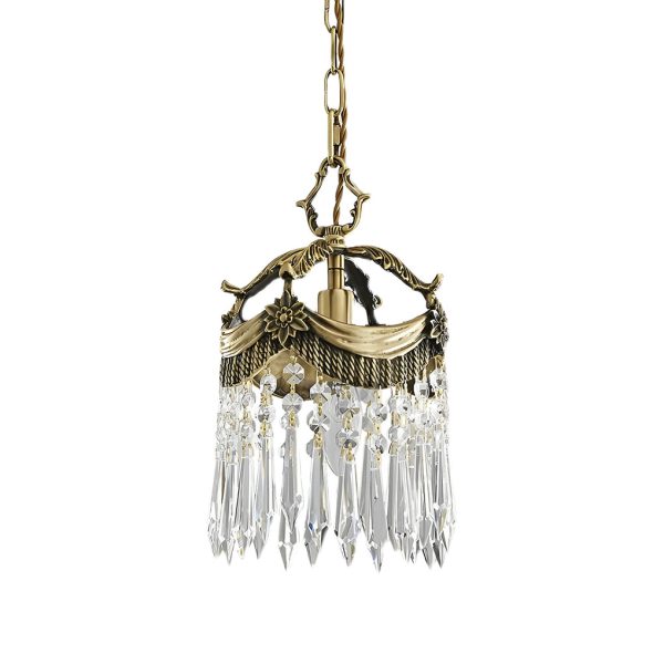 Retro Crystal Pendant Tassels 3 Step Dimming French Style Pendant Lights - Image 6