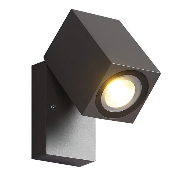 Square Adjustable Waterproof Motion Sensor LED Sconces Indoor Outdoor Wall Lamp Spot Lights - Image 7