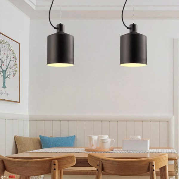 Nordic Macaron Bottle Shaped 1-Light Aluminum Pendant Light - Image 19