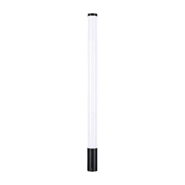 Cylindrical Acrylic Waterproof LED Black Modern Outdoor Lawn Lights - Image 5