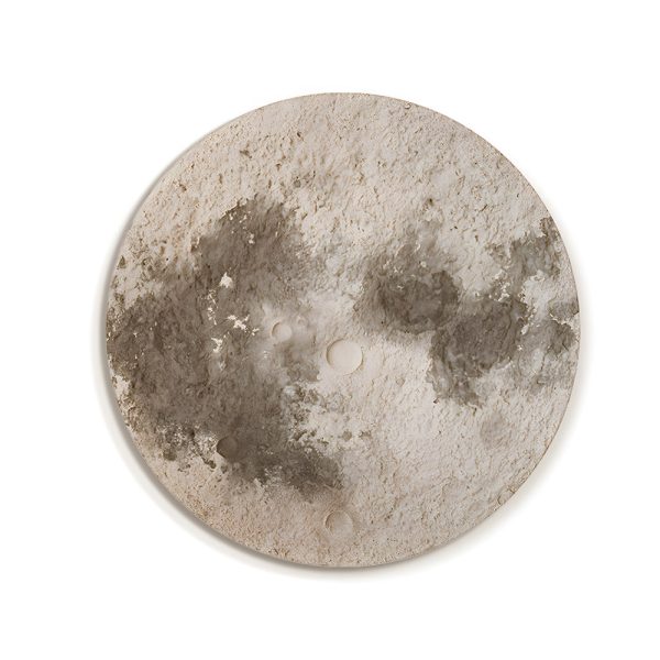 Round Moon 3D Sandstone Painting USB Voice Control Decorative Painting - Image 7