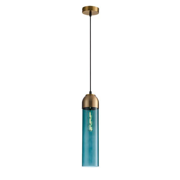 Simple Long Tube Glass Bottle Nordic Simple Small Chandelier Pendant Lights - Image 8