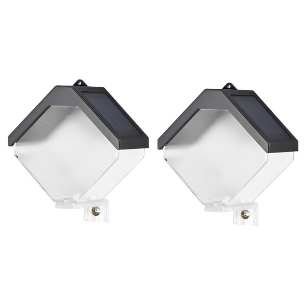 2Pcs Waterproof LED Multi Color Light Modern Solar Wall Washer Light - Image 12
