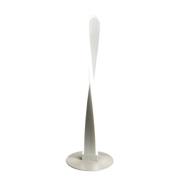 Minimalist Twisted Flast Column LED Art Iron Acylic Table Lamp - Image 6