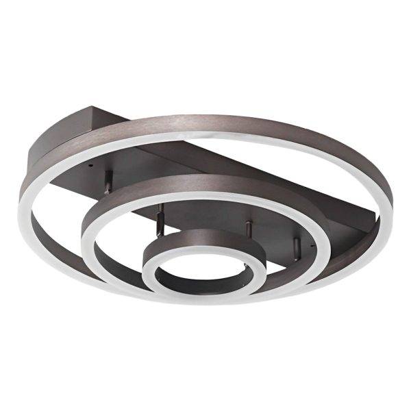 Adjustable Multiple Circular LED Modern Flush Mount Ceiling Lights - Image 7