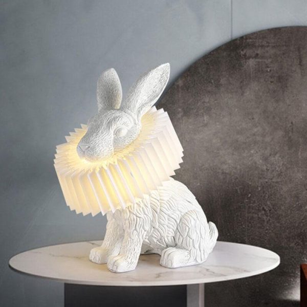 Modern Creative Resin Rabbit LED 1-Light Table Lamp - Image 4