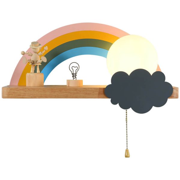Nordic Cartoon Rainbow 1-Light  Wall Sconce Lamp - Image 7