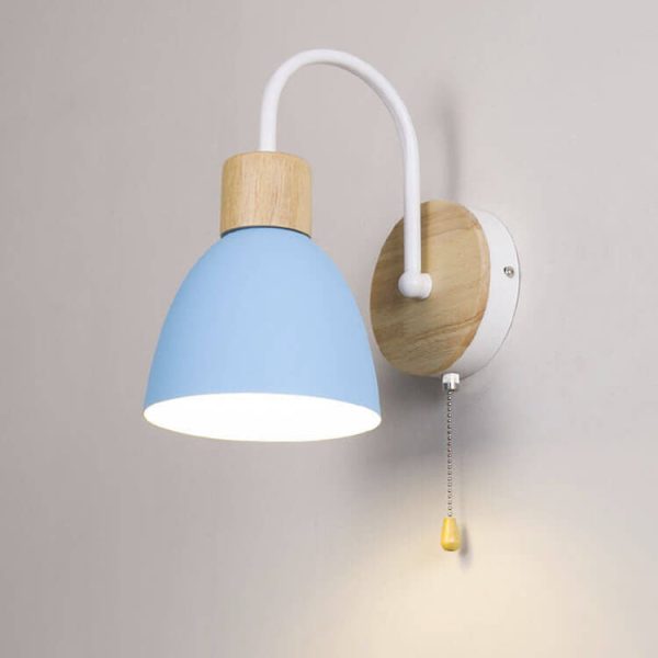 Nordic Macaron 1-Light Zipper Switch Wall Light - Image 6