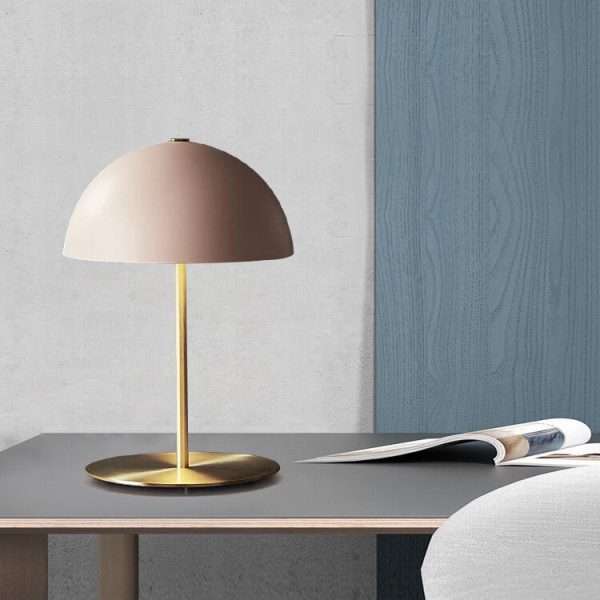Nordic Macaron Dome Shade 1-Light Table Lamp - Image 17