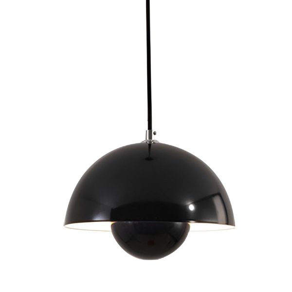 1-Light Metal Mushroom Nordic Flowerpot Pendant Light - Image 9