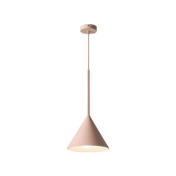 1-Light Resin Pink Figura Arc Pendant Lamp - Image 7