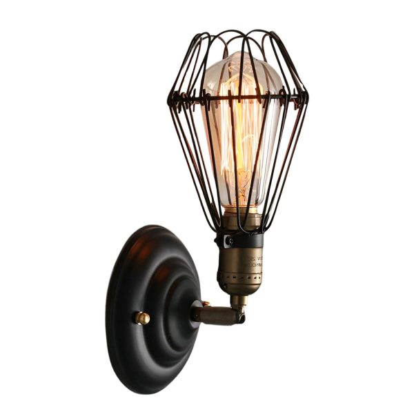 Adjustable Iron Retro Country Industrial Style Wall Lamp Wall Light Fixture - Image 9