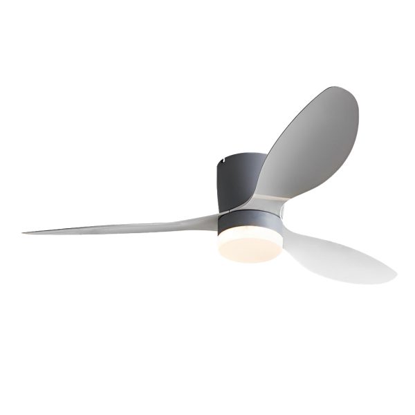 52 Inch 3 Blades Mute LED Dimmable Modern Ceiling Fan Lamp with Remote - Image 11