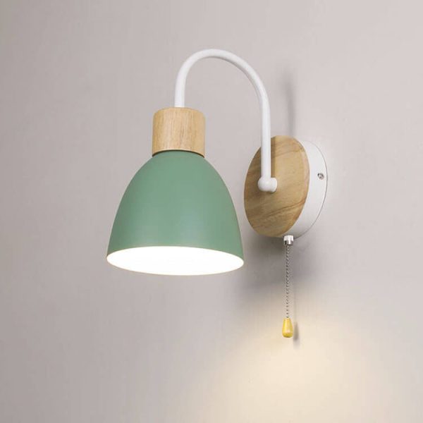 Nordic Macaron 1-Light Zipper Switch Wall Light - Image 5
