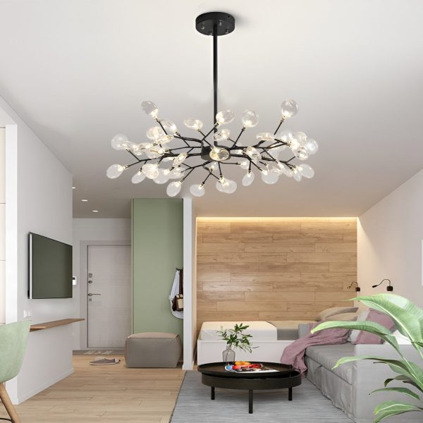 Branches Metal Acrylic Nordic Chandelier Ceiling Light Hanging Lamp - Image 2