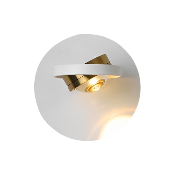Round Square Creative Free Adjustable Direction Modern Wall Lights Fixture - Image 8