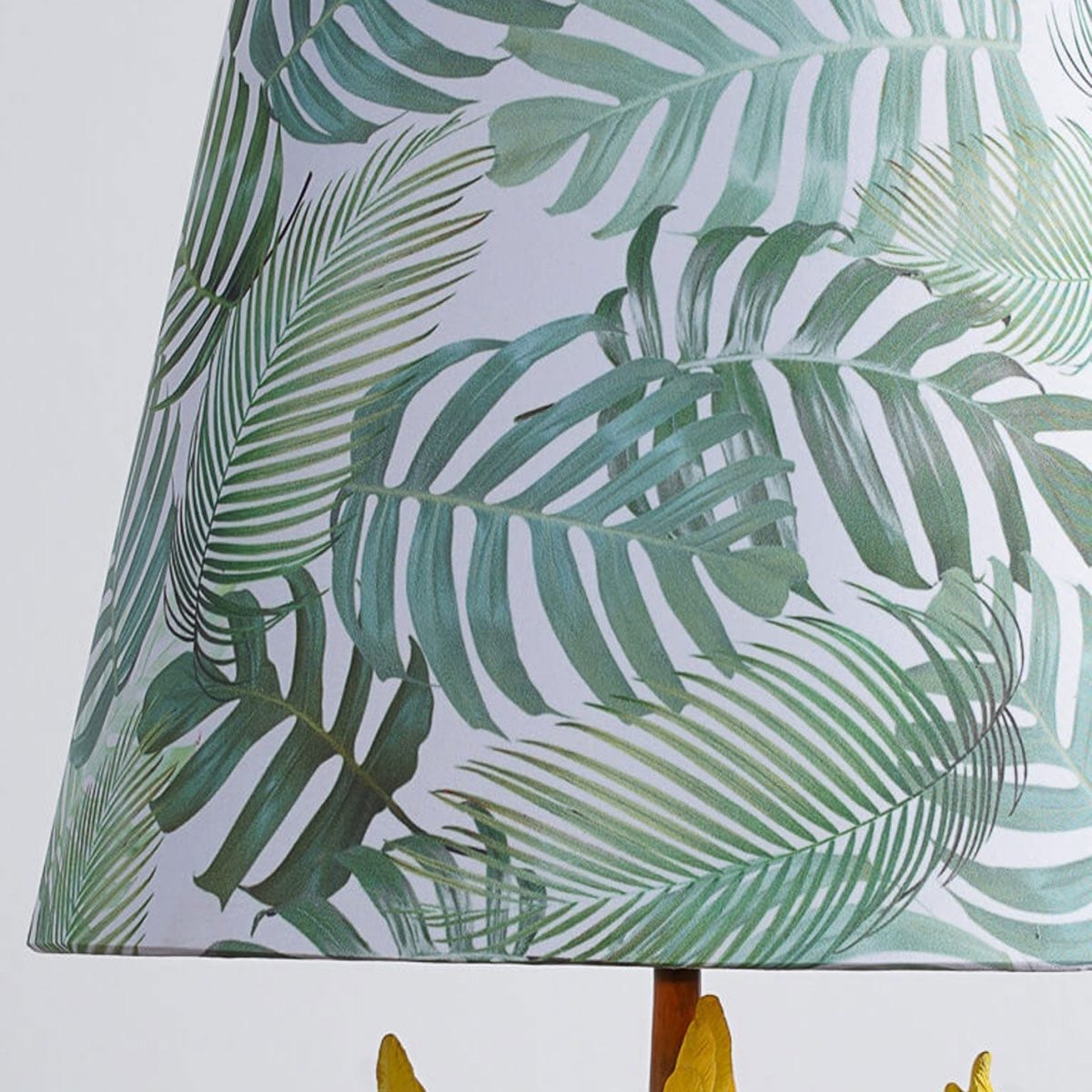 Nordic Leaf Fabric Resin Bird Design 1-Light Table Lamp - Image 8