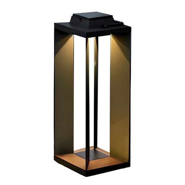 Portable Creative LED Waterproof Black Modern Solar Lawn Lamp Outdoor Lights - Image 11