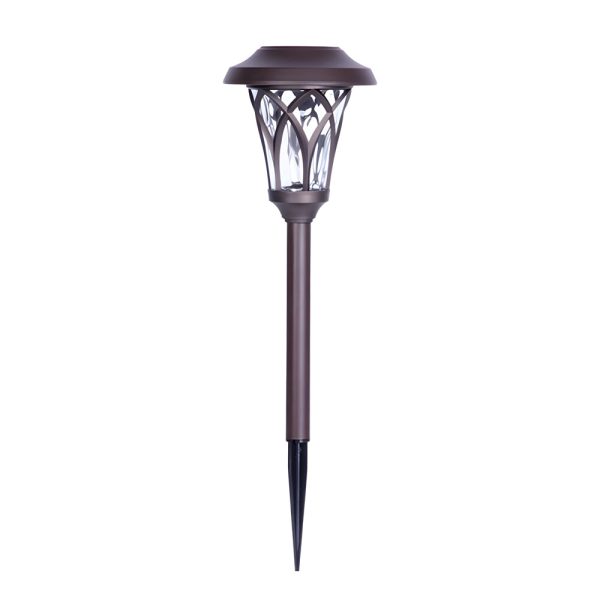 Waterproof Metal Glass LED Retro Modern Solar Powered Lawn Lights - Image 7