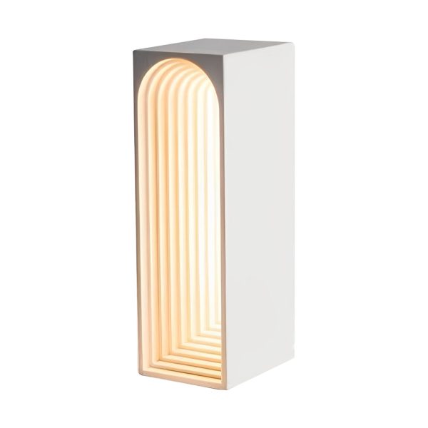 Nordic USB Concrete LED Rectangle Table Lamp - Image 5