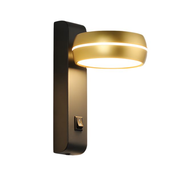 Round 6W LED Wall Sconce Rotatable Bedside Lamp - Image 9