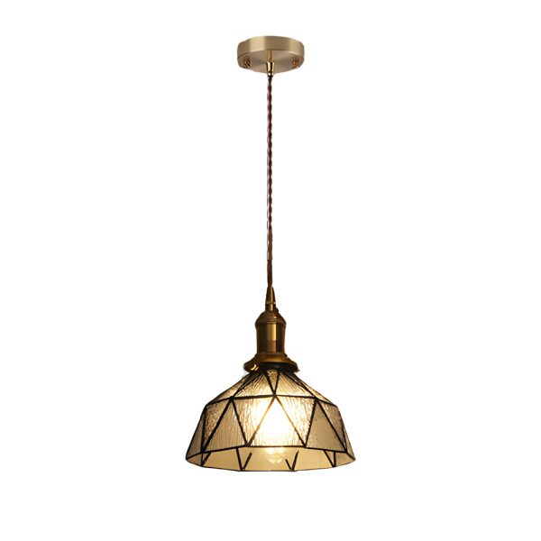 Vintage Stained Glass Pendant Light Hanging Ceiling Lights - Image 7