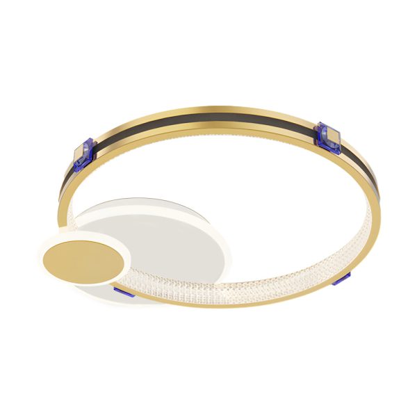 Ring Round Three Step Dimming Creative Modern LED Ceiling Light Fixture - Image 6