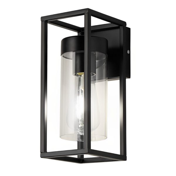 Creative Rectangular Glass Black Industrial Wall Lamp Wall Sconce Lighting - Image 4